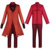 Alastor Cosplay Costume Hazbin Uniform With Tie Gloves Radio Demon Halloween Costume Anime Hazbin Alastor Outfits