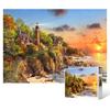 1000 Piece Jigsaw Puzzle / Sunset of Cottage, Popular Korean Puzzle