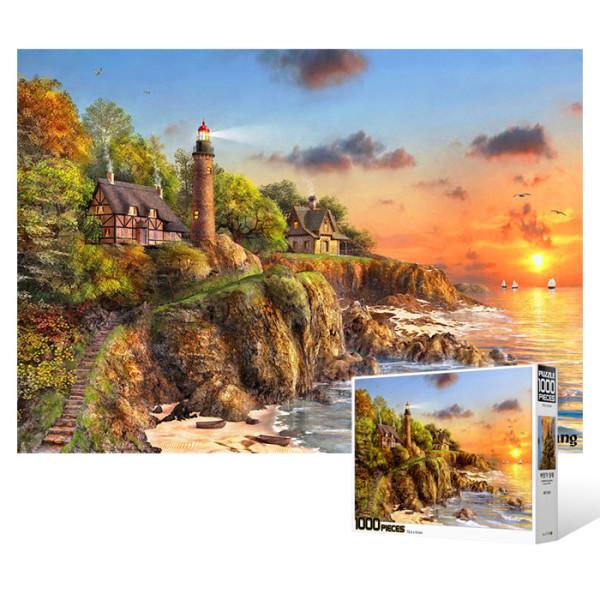 Пазл из 1000 деталей / Sunset of Cottage, популярная корейская головоломка