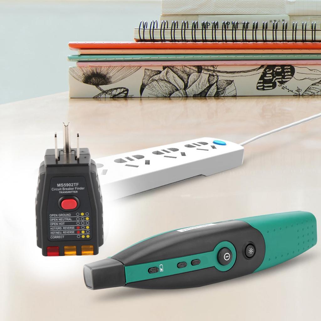 Поиск автоматических выключателей Поиск автоматических выключателей Тестер розеток MS5902 Автоматический поиск автоматических выключателей / Тестер розеток
