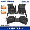 Автомобильные коврики для BMW X3 F25 2011 2012 2013 2014 2015 2016, индивидуальные автомобильные подушечки для ног, автомобильное ковровое покрытие