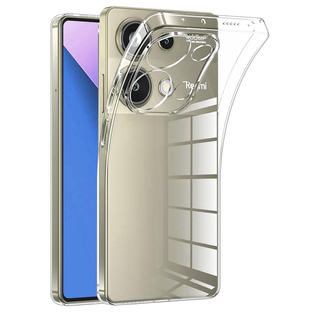 Ультратонкий силиконовый мягкий чехол для Xiaomi Redmi Note 14 13 12 Pro Plus Pro+ 4G 5G Прозрачная задняя крышка Прозрачный противоударный чехол