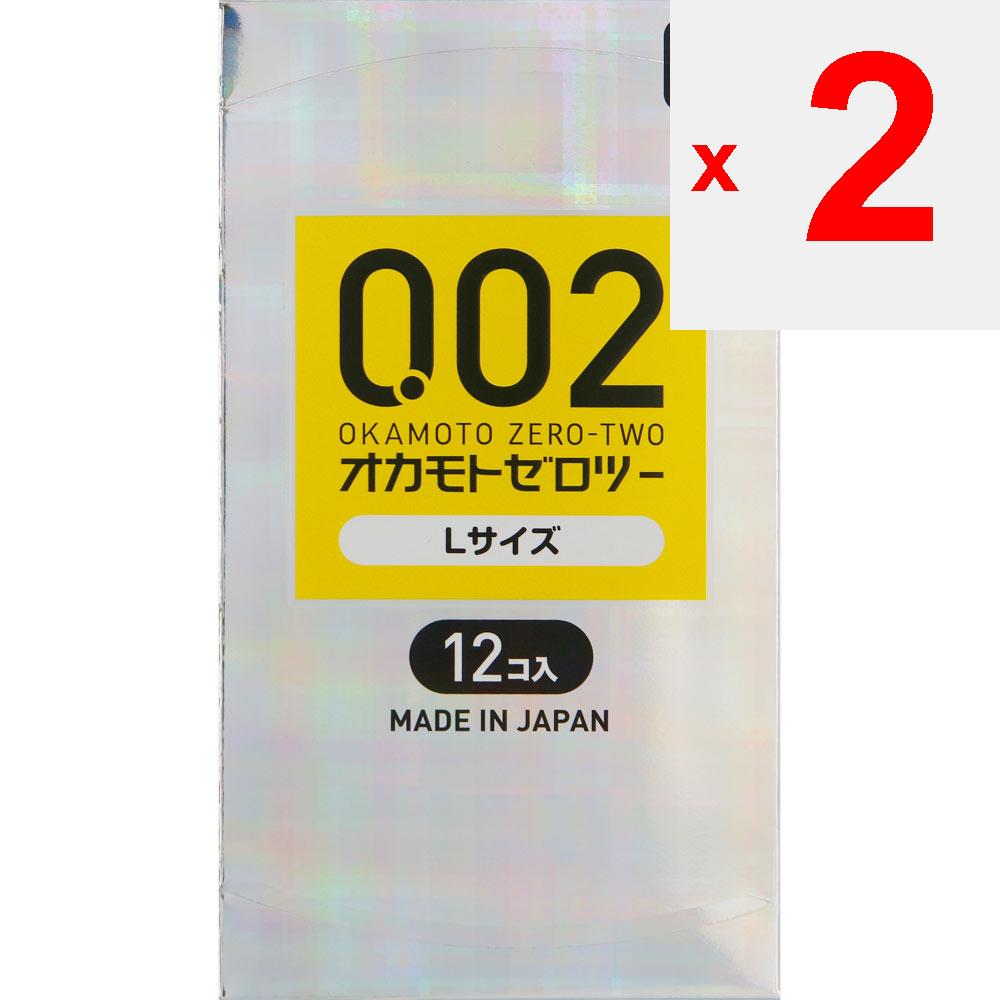 okamoto Okamoto Zero Two Zero Two Размер L Прозрачный 12 шт. Упаковка из 1 шт. Стандартный тип Приятный на ощупь! Пакет из 1