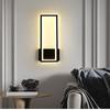 New High-End Modern Luxury Three-Color Dimmable Square Metal Wall Lamp Light - Elegant Decorative Lighting for Bedroom, Study, C