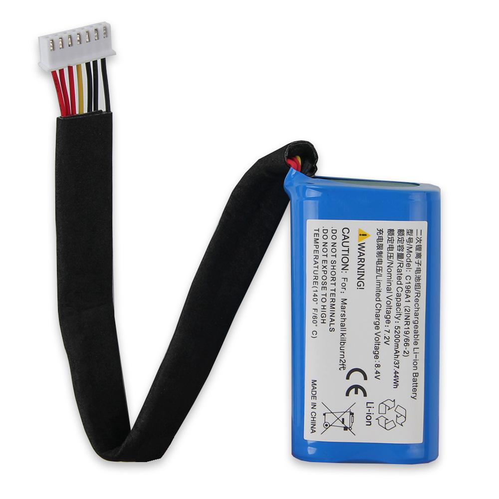 Новая сменная батарея C196A1 для Bluetooth-динамика Marshall Kilburn II 5200 мАч с инструментами