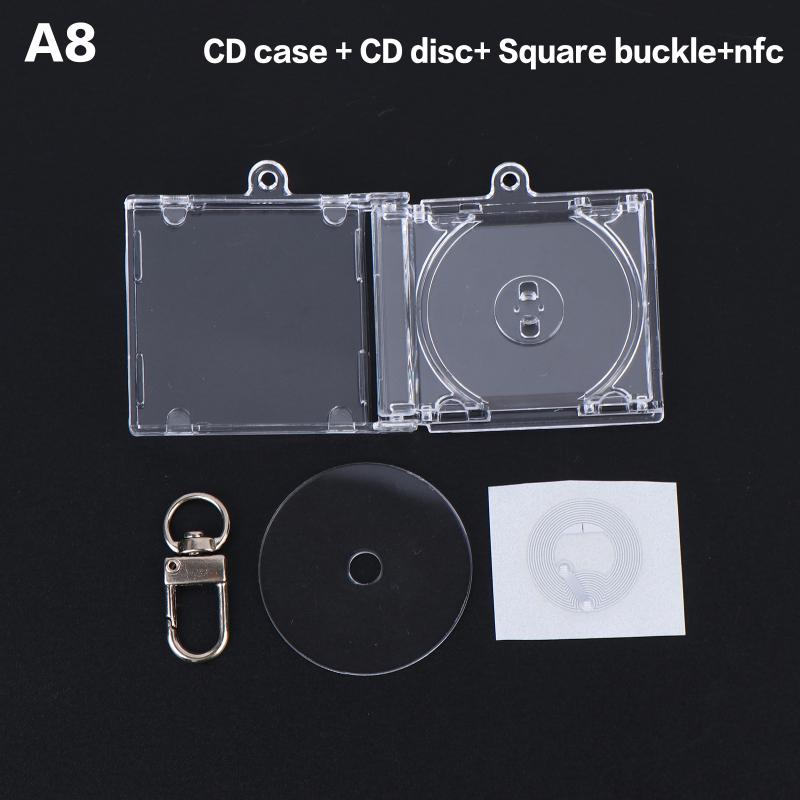 Мини NFC Функциональный Чехол для CD Диска Брелок Периферийный Альбом Держатель для Ключей Для DIY Подвеска на Рюкзак