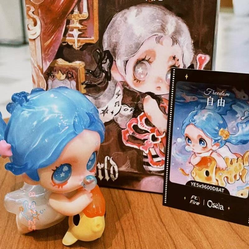 Ossia Perception World Blind Box Kawaii Customizable Lovely Desktop Ornament Toy Gift For Kids And Collectors Gift Anime Figures
