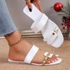 Женские тапочки 2024 Новые летние балетки Шлепанцы Платье Неглубокие Повседневные Женские Слайды Рим Открытый Носок Женские Сандалии Zapatos De Mujer