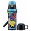 Kids' 2-Way Stainless Steel Water Bottle with Cup, Pok?mon 21, 430ml, SKDC4-A