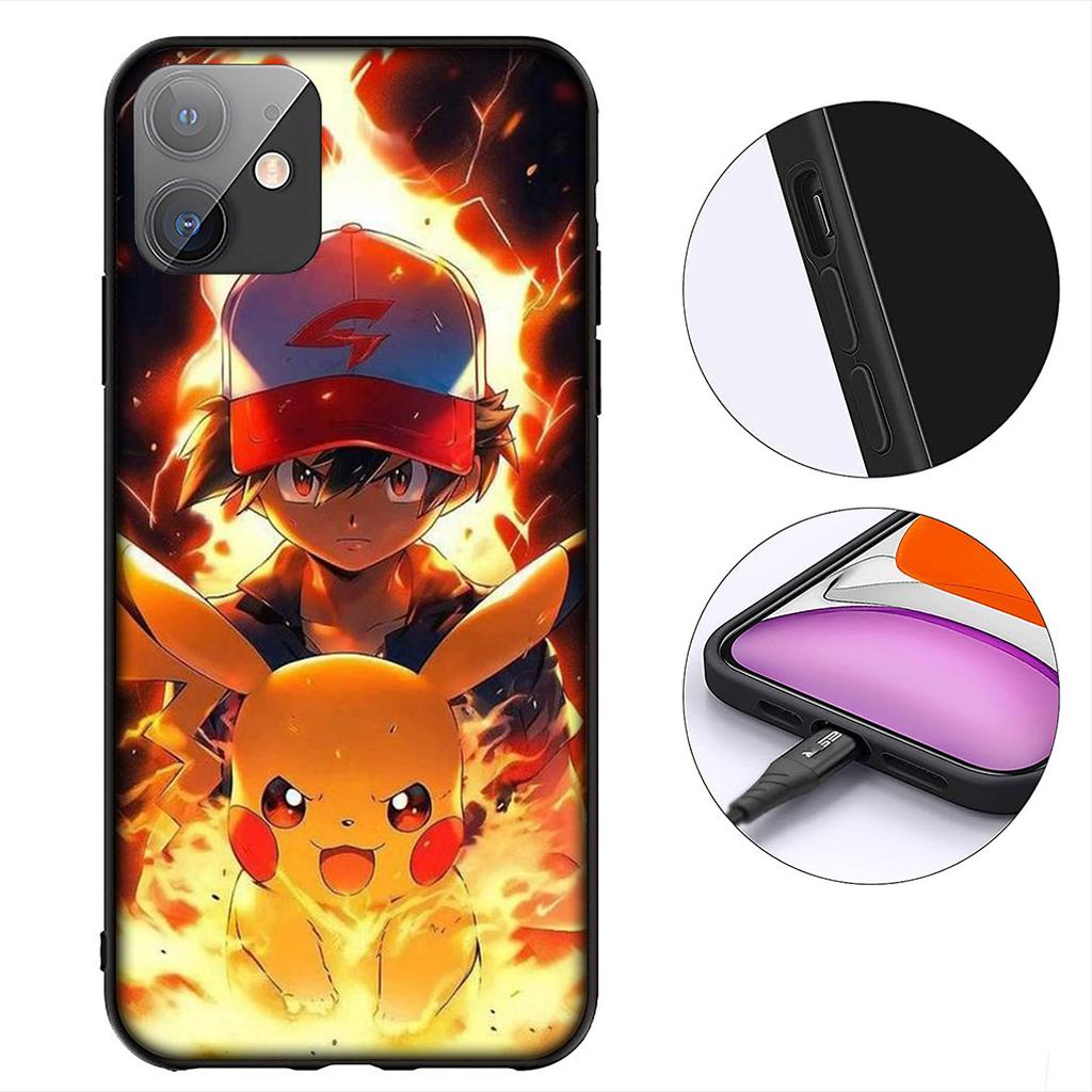 P-Pokemons GO Gengar P-Pikachus Phone Cover for Xiaomi Poco C85 C65 C75 X7 X6 M6 M8 F7 F8 Ultra F6 Pro 4G 5G Protective Case