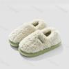 Fashion Couple's Cotton Slippers Winter Women Outdoor Non Slip Warm Plush Shoes Indoor Lightweight Comfortable Soft Sole Men Home Shoes
