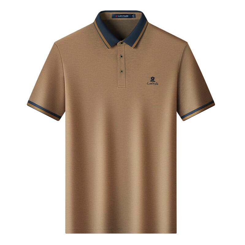 Мужская дышащая рубашка-поло Montagut из смесовой шелковой ткани