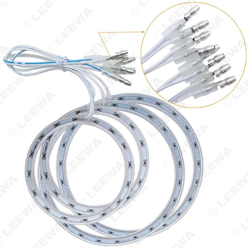 SMD Ангельские глазки с крышкой для модификации фар Volkswagen Golf 5