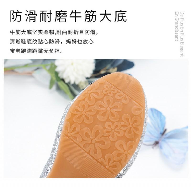Girls Princess Dress Shoes Low Heel Performance Kids Party Wedding