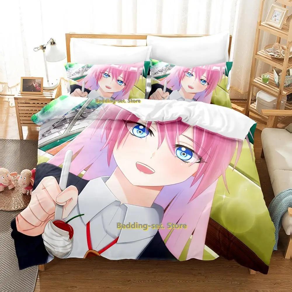 Комплект постельного белья «Shikimori's Not Just a Cutie» с рисунком из мультфильма «Аниме» из трех предметов для взрослых и детей, для спальни, пододеяльники, наборы 3D Kawaii Girls