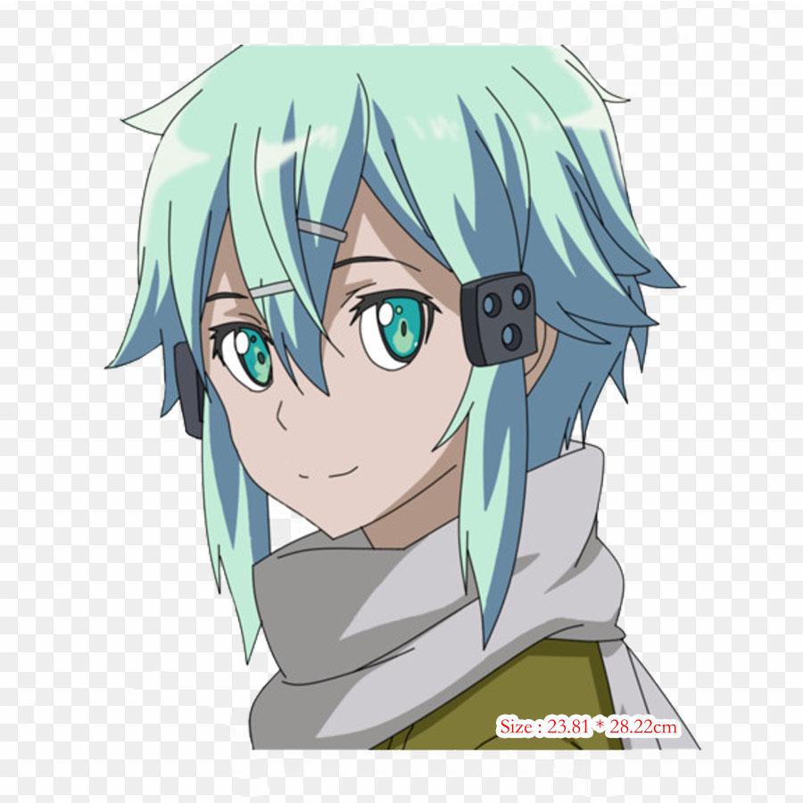 Kirito Asuna Yui Asuna Kirito Iron On Patches For Clothing Applique Stickers On Clothes Heat-Sensitive Custom Patch