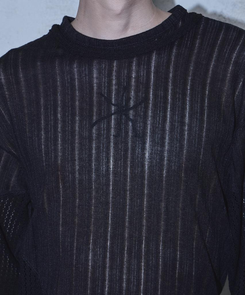 PARADIGMFILM [Ep.02] Waved Panel Long Sleeve (Black)