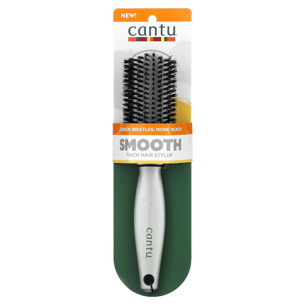 Cantu Стайлер для жестких волос, гладкий, 1 щетка