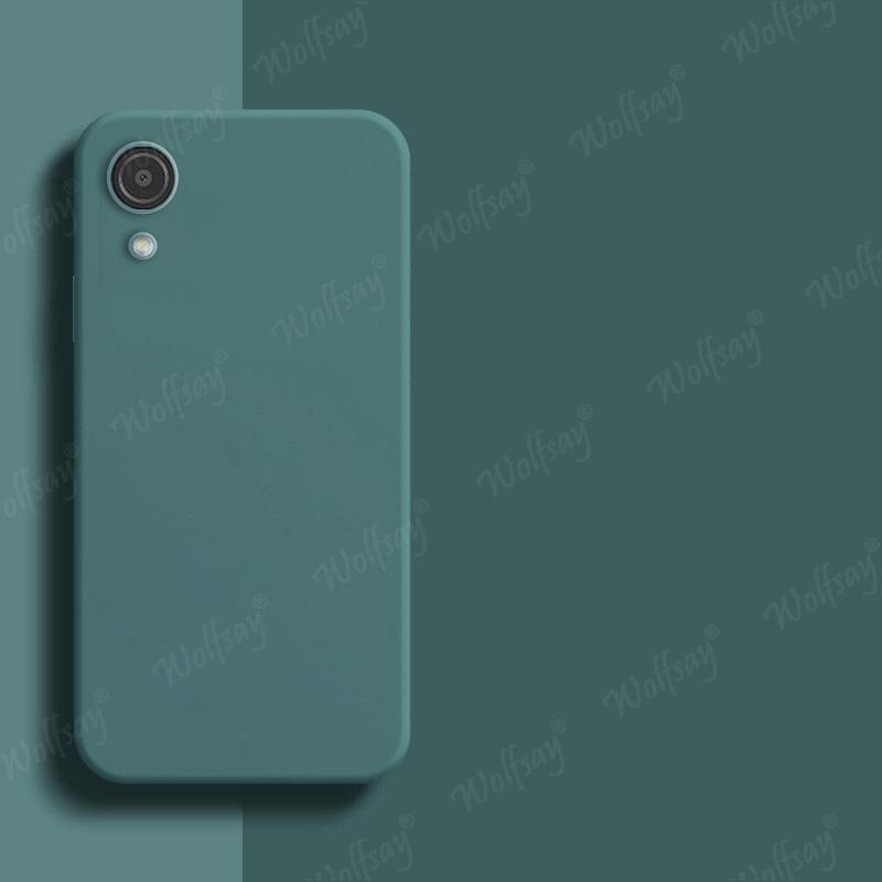 Для Samsung Galaxy A03 Core Чехол Силиконовый Однотонный Мягкий Резиновый Защитный Чехол Для Samsung A03 Core A04 A14 A04S A22 A33 A23 Чехол