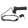 with 2 Keys Electric Bike Throttle Grip Waterproof Full Twist Throttle  E-Bikes