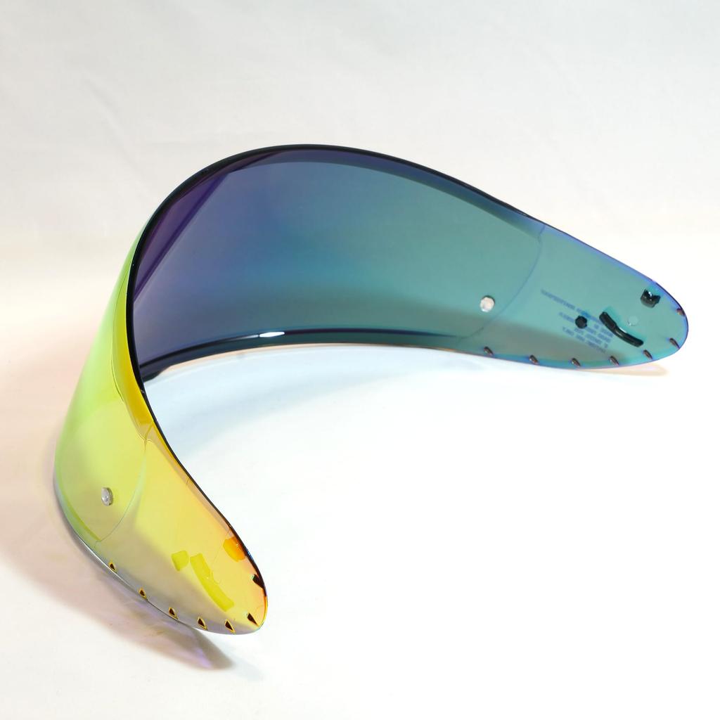 Совместимый визор для SHOEI Z8 Wyvern Зеркальный визор с защитой от УФ для шлема Full Face для мотоциклистов CWR-F2 x-fifteen / / - - - (Красное золото) [Использовал]