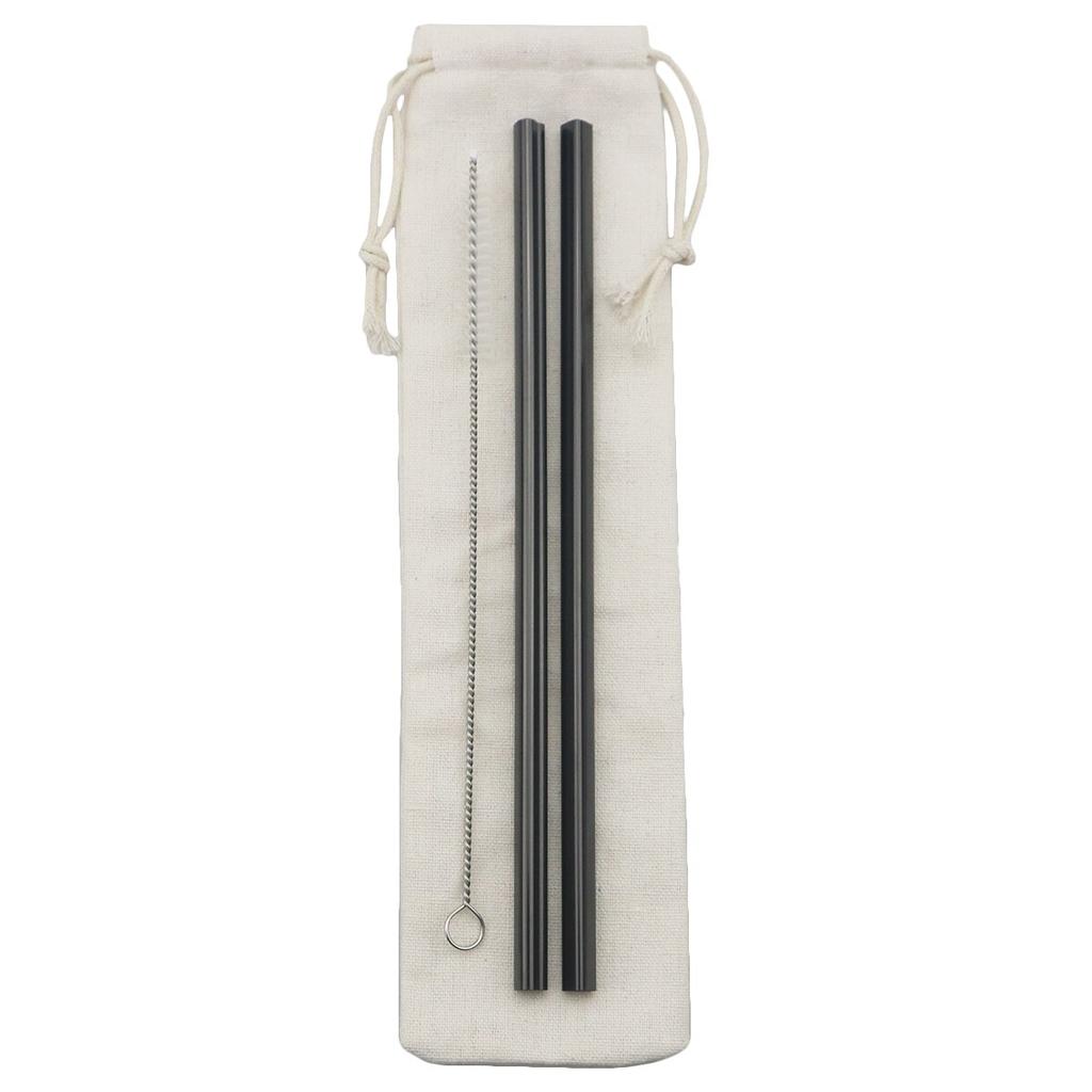Metal Straw Reusable Drinking Straw Set 304 Stainless Steel Straw Straight Straw With Cleaner Brush Party Bar Accessories
