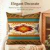 LAMOSPY Southwestern Cushion Cover Natural Linen Organic Fabric DoubleSided Printing Sofa Home Decor Gift Pillow Case