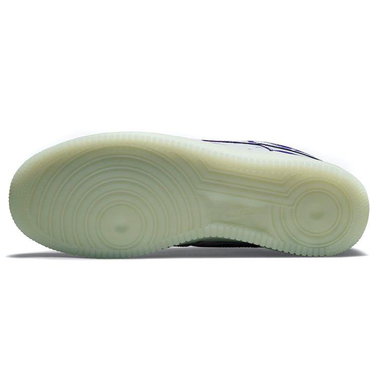 Nike Air Force 1 Low Purple Skeleton Unisex Sneakers Court-Purple White CU8067-500