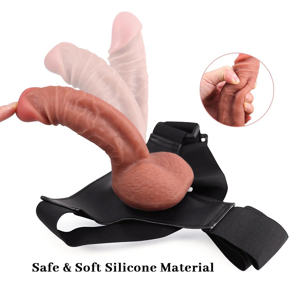 Ощущение кожи, реалистичный фаллоимитатор, мягкий силиконовый огромный пенис с присоской, секс-игрушки для женщин, ремешок