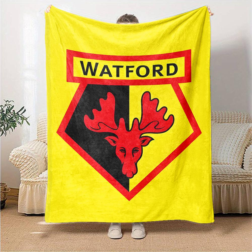 1pc Football Team (57) Blanket, Gift, for Men and Women, Soft Blanket, Good for Sofa Bed Couch Travel, Lightweight Flannel Blanket