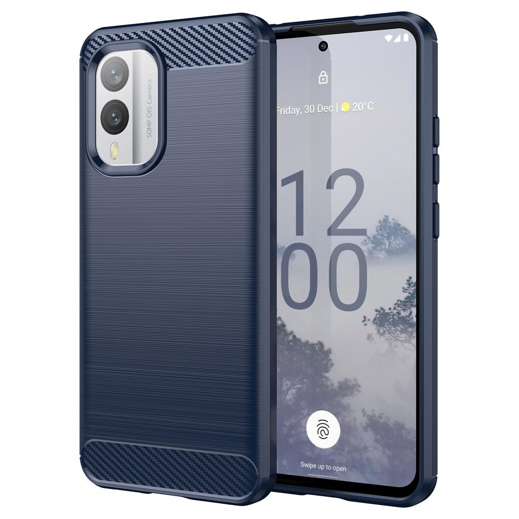 Чехол из ТПУ с текстурой углеродного волокна для Nokia X30 X100 XR20 X10 X20, противоударный защитный чехол Funda Coque