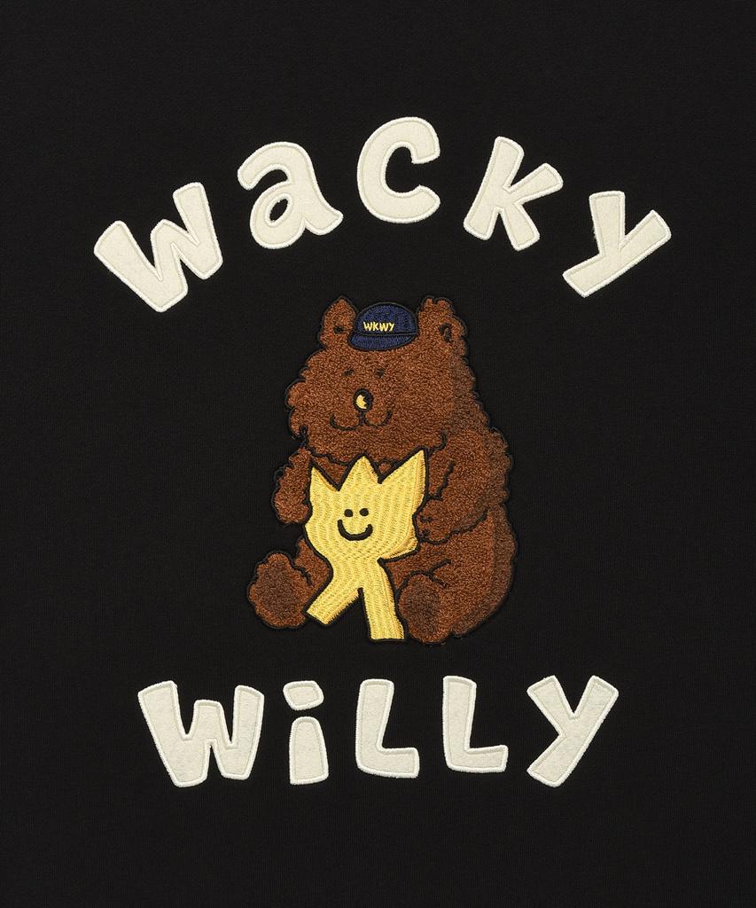 WACKY WILLY Kiki And Friends Graphic Sweatshirt Black