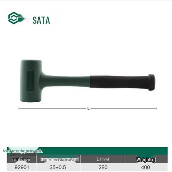 SATA Tools Антивибрационный резиновый молоток - Без отдачи (Модели 92901-92904)