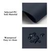Solid Color Simple Leather Mouse Pad Anti-Slip Base Smooth Surface Portable Mat for Laptop PC Office Home Desk Decoration