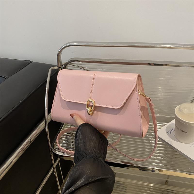 Модная маленькая квадратная сумка, фактурная сумка из искусственной кожи, простая сумка через плечо высокого класса, универсальная женская сумка через плечо