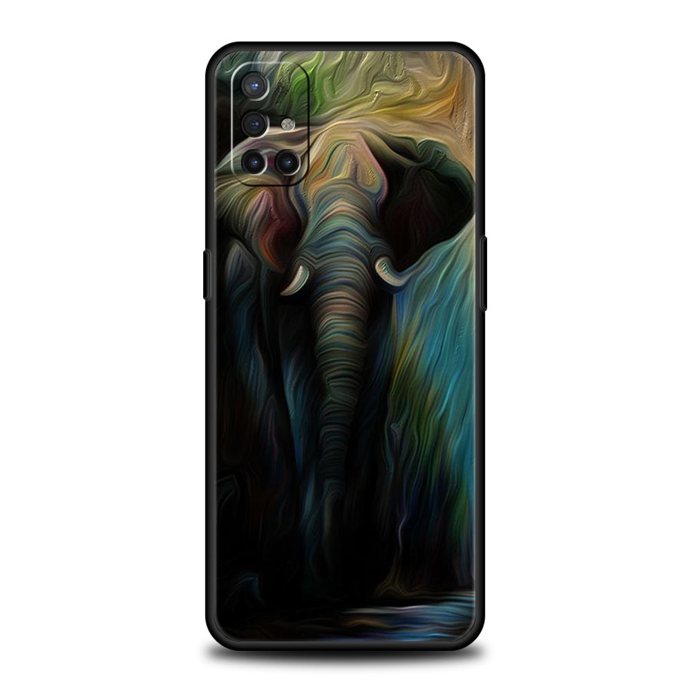 Креативный чехол для телефона Animal Elephant для OnePlus 12 11 10 9 8 7 7T Pro 12R 10R 9RT 9R 8T Nord N100 N200 N10 2T CE 2 5G Мягкий чехол