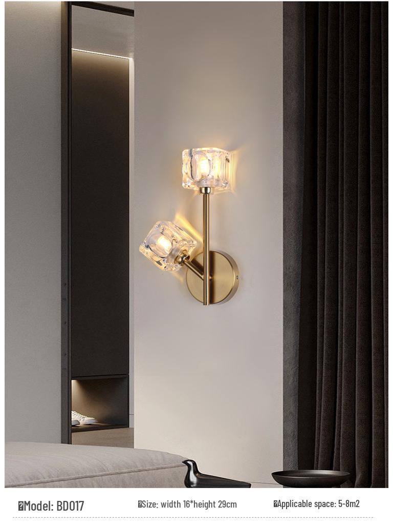 Modern Nordic LED Wall Lamp for Bedroom and Living Spaces