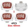 for Fiat 500 500X Marea Multipla Punto CBZR Scorpion Ducato Goods StylingCar 4pcs 50mm 60mm  Wheel Center Hub Caps Fiat Emblem Badge