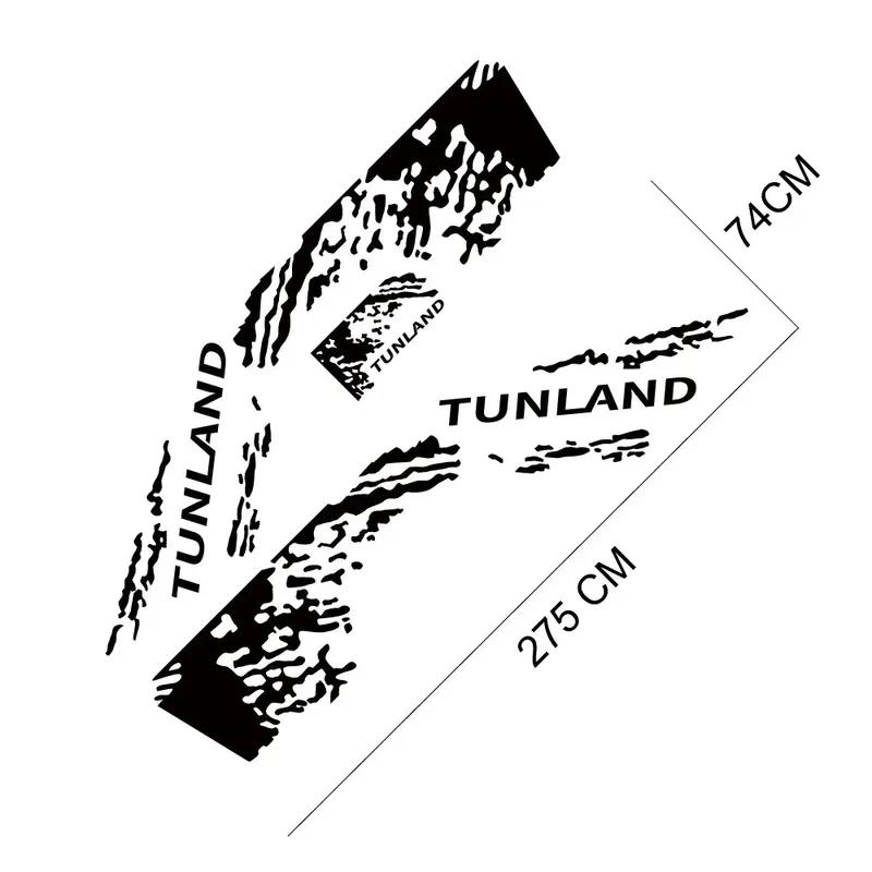 Наклейки на борт пикапа For Foton Tunland TK 2012- Графика для грузовика Декор Splash Grunge Наклейка на крышку багажника Автоаксессуары