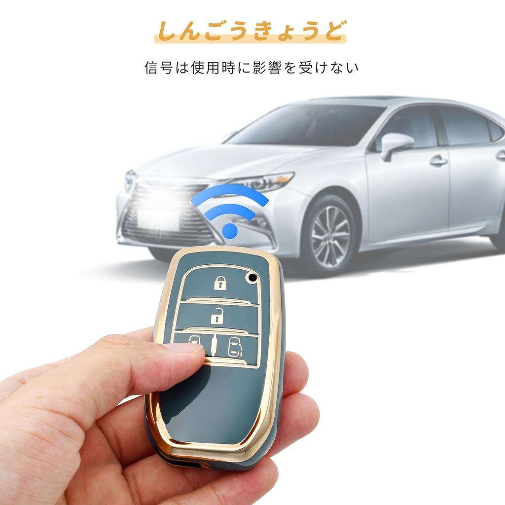 OFFCURVE Sienta Key Cover, 4 Buttons, Designed exclusively for Toyota Noah 90 Series, New