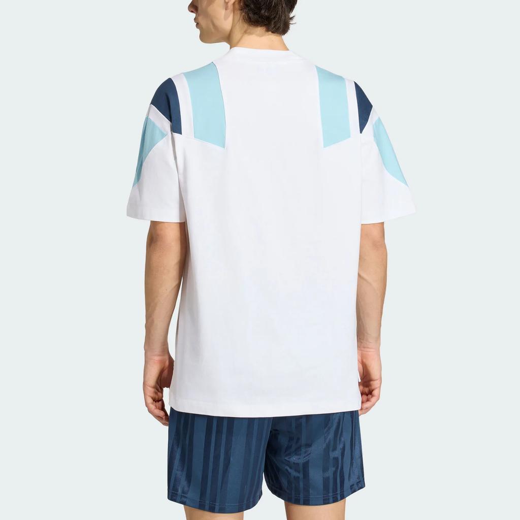 adidas Оригиналы Eqt Аргентина Футбол Повседневная культура Хлопковый трикотаж Футболка с коротким рукавом Мужские Топы KG2288