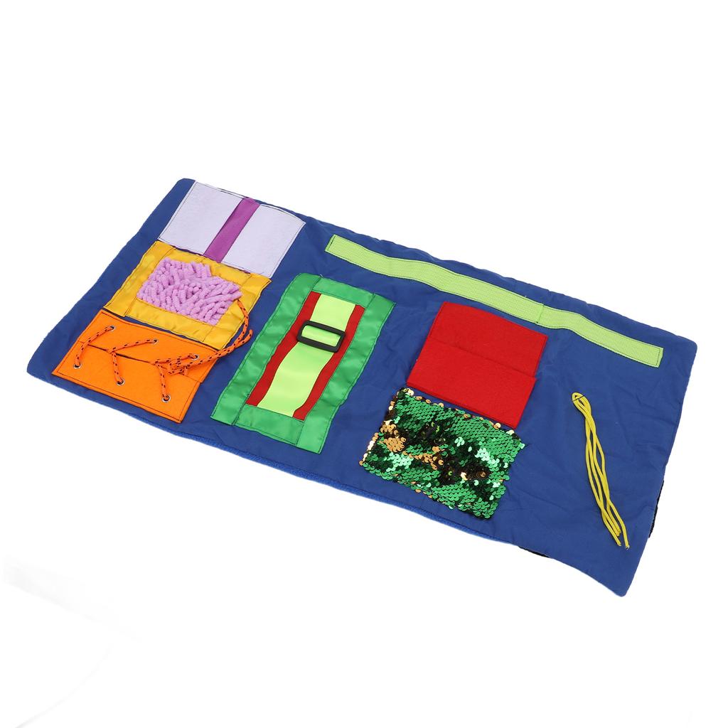 Sensory Blanket for Dementia Alzheimers Improves Mental Stimulation Anxiety Relief Roll Up Autistic