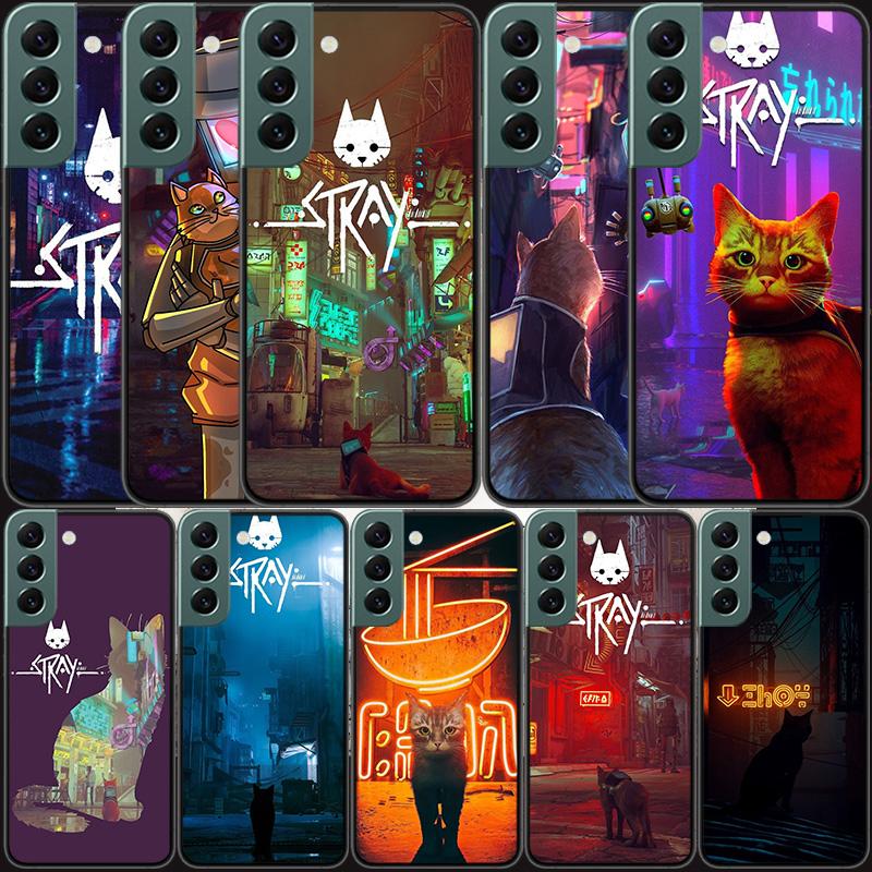 Игровой чехол для телефона S-Stray Cat для Samsung Galaxy S22 S25 Ultra S21 S10 Plus S26 Edge S20 S23 S24 FE Чехол Силиконовый Мягкий ТПУ Cl