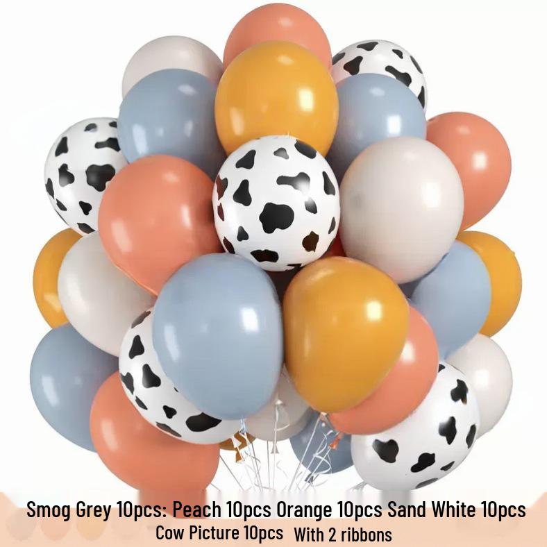 50PCS 12-inch Matte Balloon Set for Birthday, New Year, Wedding, and Party Decorations