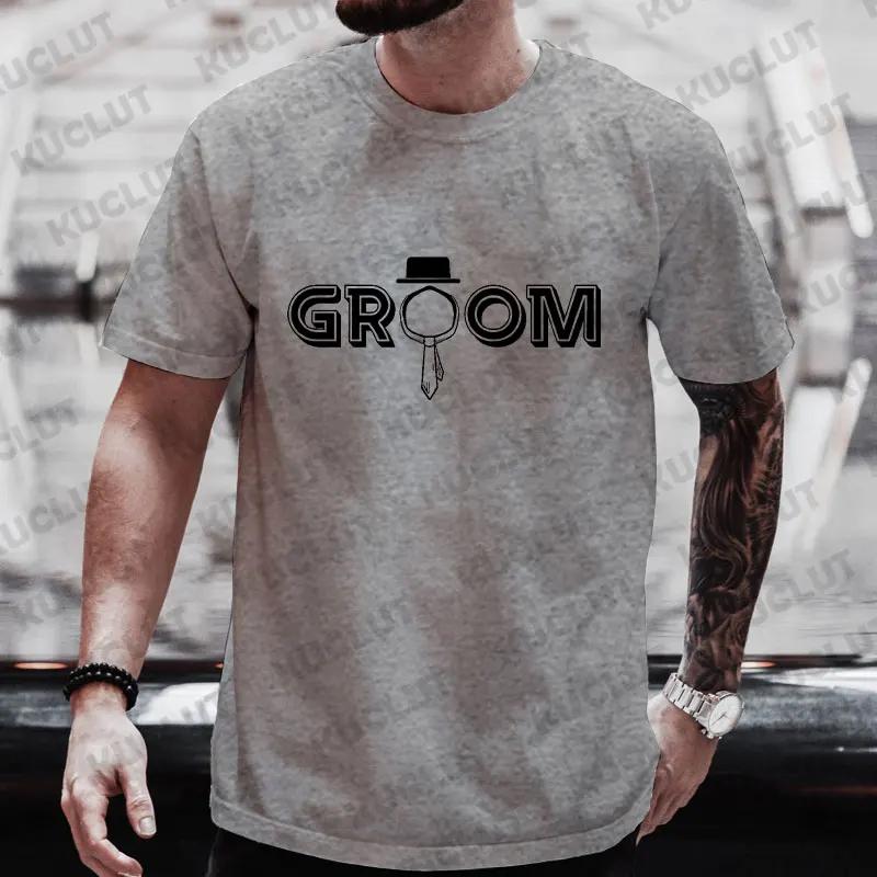 Футболка Team Future Groom Squad Boyfriend Single Farewell Bachelor Stag Party Evg Tees Свадебные топы Groomsman Шафер футболка