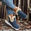 Fashion Hot Sale Women Shoes Sleeve Women's Boots Winter Round Toe Plush Fleece for Warmth Short Barrel Flat Large Size Snow Boots
