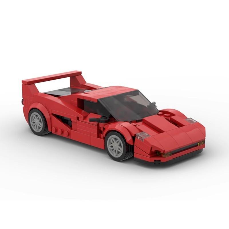 Конструктор MOC Классическая Серия Скорости Модель Спортивного Автомобиля с 8 Сетками Игрушка-Конструктор для Самостоятельной Сборки