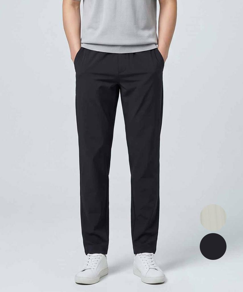 KIM YOUNG JOO GOLF Summer Cooling Spandex Elastic Waist Basic Men'S Golf Pants Kqmmsl50
