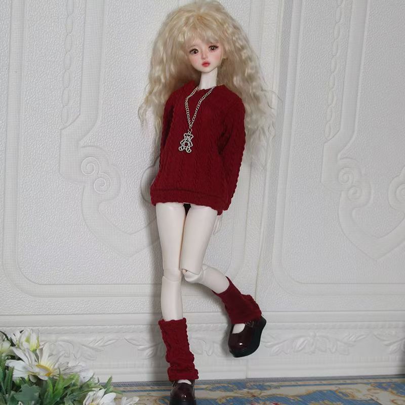 Новая одежда для кукол 30/45/60 см для BJD кукол 1/3 1/4 1/6, Свободный свитер, DIY игрушки для девочек, Наряды, Аксессуары для кукол, Без кук