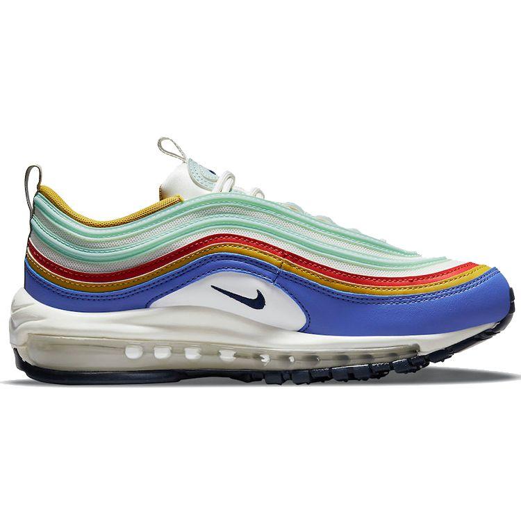 Nike Разноцветные женские кроссовки Air Max 97 Summit-White Sapphire Pistachio-Frost DH5724-100